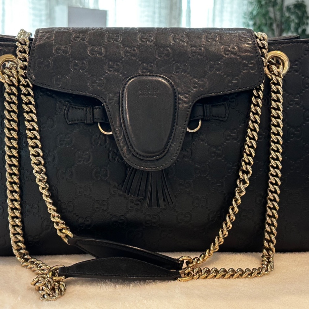 Large Guccissima Emily Shoulder Bag - Picture 2 of 14